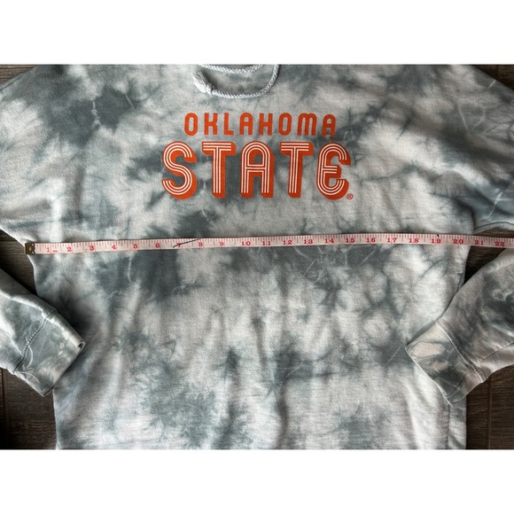 Oklahoma State Tie Dye Hoodie Sweatshirt NCAA College US‎ Apparel Women's Med - Picture 3 of 4
